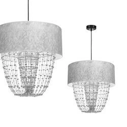 Nowoczesna lampa wisząca ALMERIA SILVER/CHROME 1xE27 MLP6437