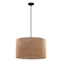 Lampa wisząca ekologiczna JUTA E27 szer. 50cm | brązowy 6582