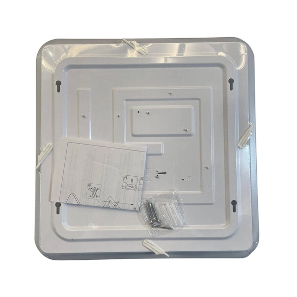 Plafon BABILON, złoty, kwadratowy mały, 18W LED, barwa neutralna 4000K