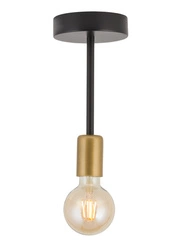Lampa Sigma GINO 1 plafon czarny złoty 32376