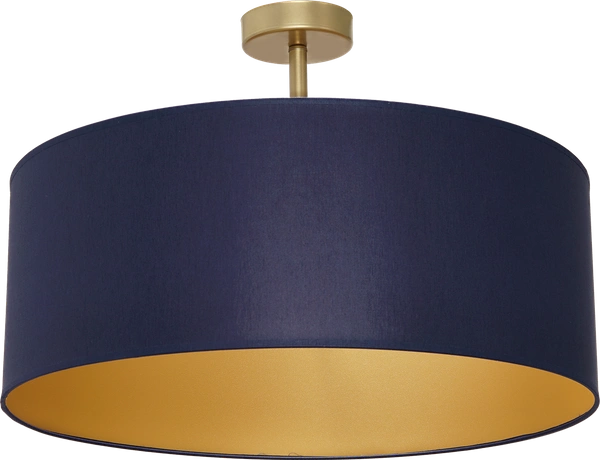 Nowoczesna lampa sufitowa BEN NAVY BLUE/GOLD 3xE27 MLP6457