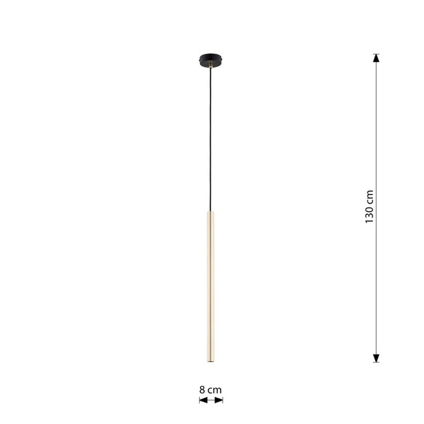 Lampa wisząca Emibig SELTER 1 GOLD 1332/1