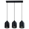 Metalowa lampa wisząca Nilo czarna 3xGU10