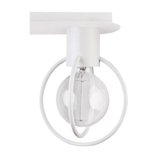 Lampa sufitowa listwa AURA KOŁO 2 PLAFON biały 31103