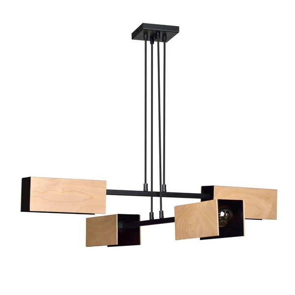 Lampa wisząca Emibig ZAPER 4 Czarny 616/4