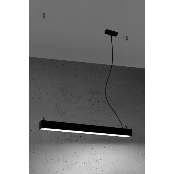 Lampa wisząca PINNE 650 CZARNA 22W barwa neutralna 4000K TH.033