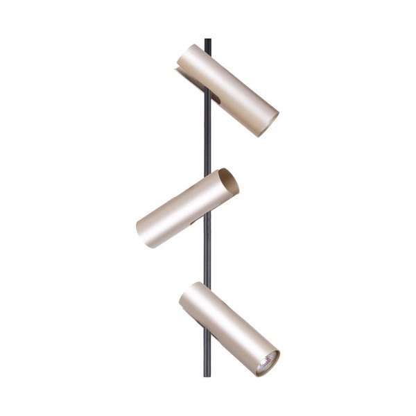 Lampa sufitowa żyrandol LEDA 3 czarny/złoty 33103