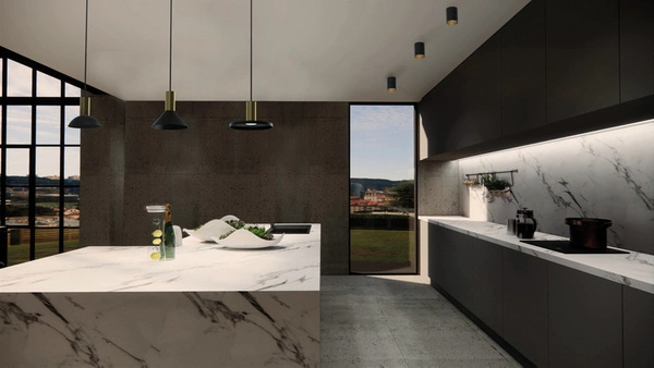 Lampa wisząca HERMANOS C szer. 15,5cm GU10 | czarny/mosiężny 8194