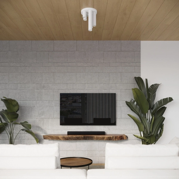 Plafon LAGOS 5P biały