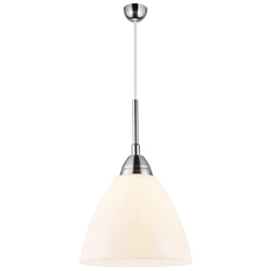 Lampa wisząca READ E27 60W Szkło | Biały opal