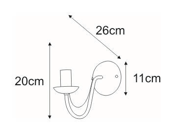 Kinkiet K-3993 z serii BARTEZ