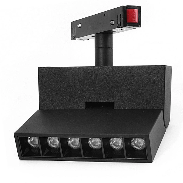 Reflektor łamany szyny magnetycznej LED 6W 3000K ciepła | B | czarny
