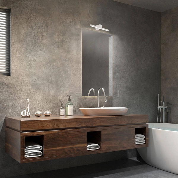 Kinkiet NEVADA M, biały, 12W LED, barwa neutralna 4000K, IP44