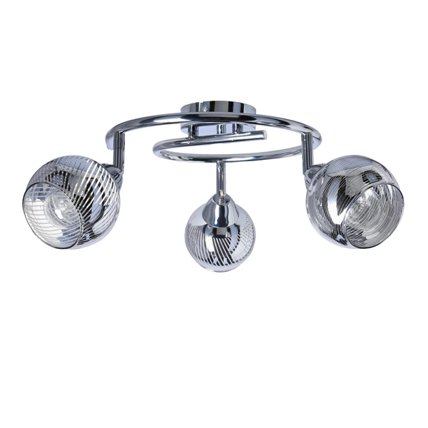 Lampa sufitowa FORT spirala 98-62833 chrom 3xE14 LED