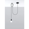 Lampa wisząca EDISON 1 SL.0369 czarna 1xE27