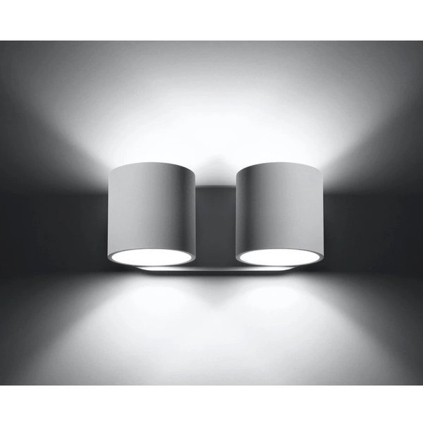 Kinkiet Sollux ORBIS aluminium biały 2xG9 40W, SL.0659