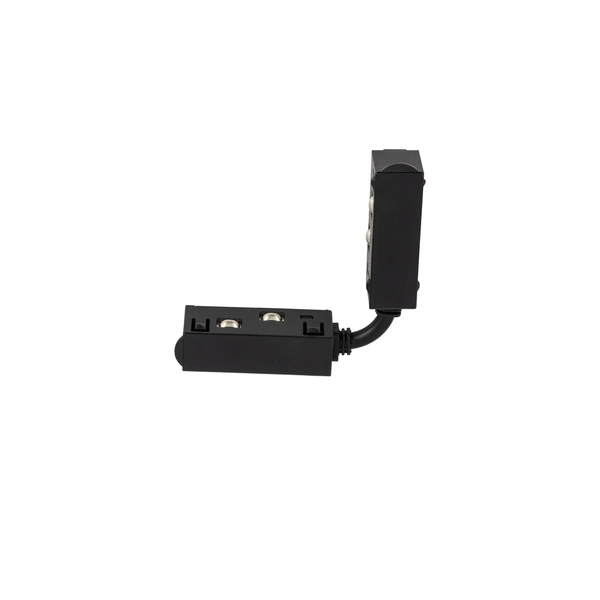 Łącznik wzdłużny przewodzący do szyn magnetycznych LVM 48V | czarny 10167