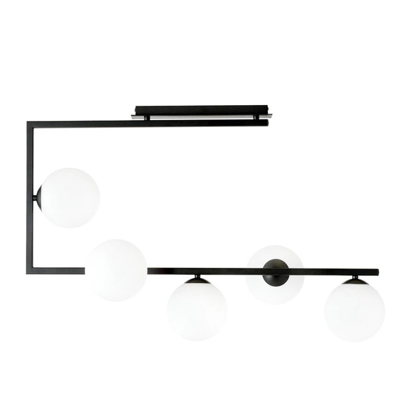 Lampa sufitowa Emibig SOMA 5 BL OPAL 1291/5