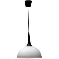 Lampa wisząca ALFA ARENA CZARNO-BIAŁA 1xE27 30cm | 60719