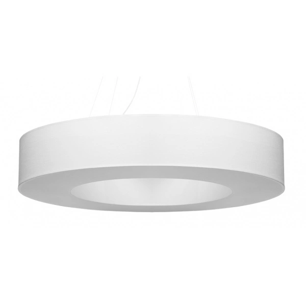 Nowoczesna lampa wisząca SATURNO SL.0795 90 cm biała 8xE27