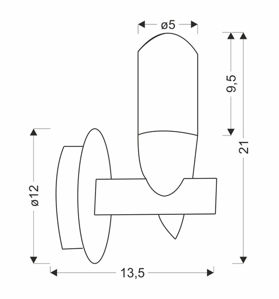 Kinkiet SAKAI LEDEA, 50433079, czarny, 5x4W LED, barwa ciepła 3000K