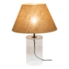 Jute Glass Lampa Stołowa 1xE27 Max.40W Transparentny/Czarny/Beżowy 779119110