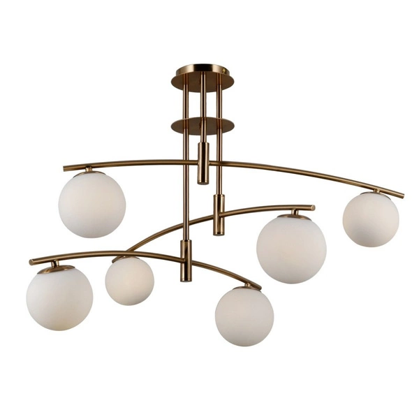 Lampa wisząca Senai śr. 91,5cm 6xG9 | miodowy