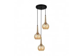 Lampa wisząca Italux Favera PND-42361-3A-BRO-AMB