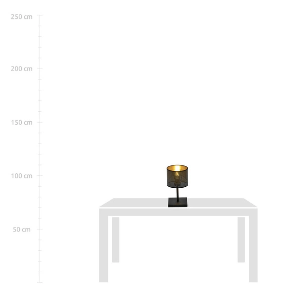 Lampa biurkowa Emibig JORDAN LN1 Czarny/GOLD 1144/LN1