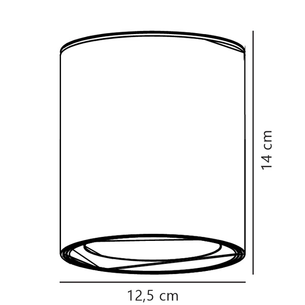 Lampa sufitowa LandonSmar LED 2700-6500K Biała zmienna (CCT) Metal | Czarny
