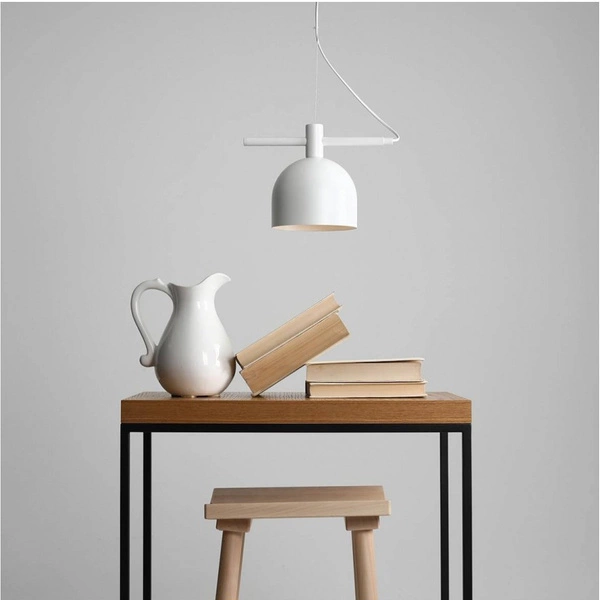 Aldex Lampa wisząca BERYL 976G, biała, 1x60W E27