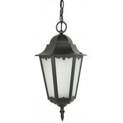 Lampa zewnętrzna aluminiowa wisząca Retro Classic II K 1018/1/D H | czarny