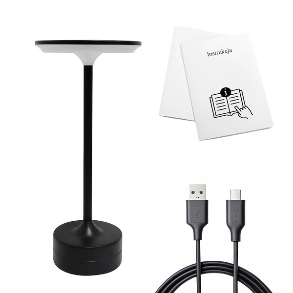 Lampka nocna TAVOLO Black