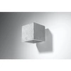 Kinkiet betonowy QUAD SL.0487 1xG9 szary