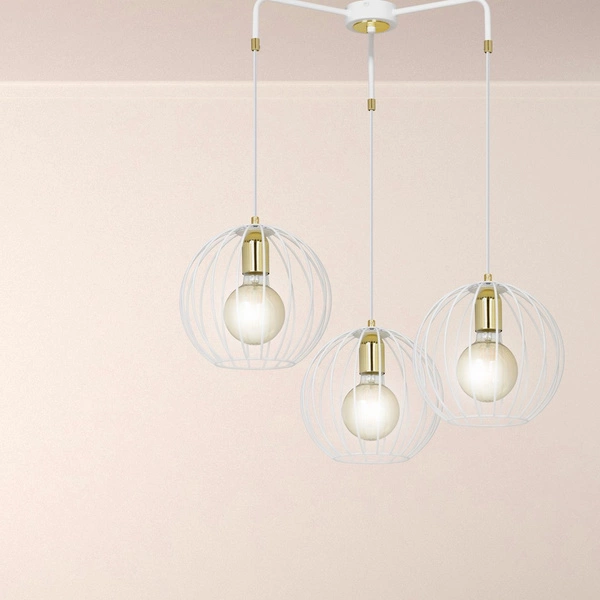 Lampa wisząca Emibig ALBIO 3 Biały 145/3