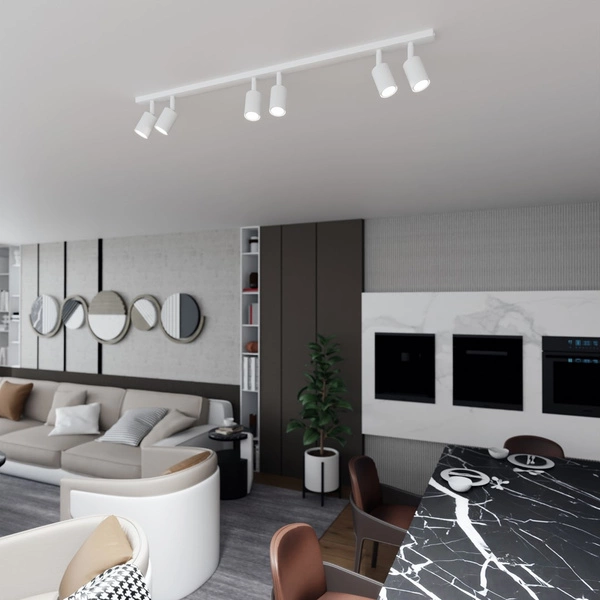 Lampa sufitowa Emibig FLASH 6 Biały 1313/6