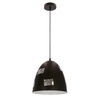 Lampa wisząca PATCH 31-43184 czarna z chromowanymi dekorami 1x60W E27