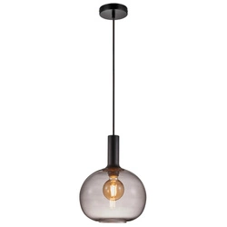 Lampa wisząca ALTON E27 60W Szkło | Czarny