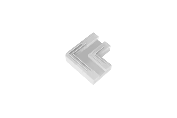Złącze taśmy LED 10mm narożne transparentne 3pin 5.5A