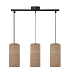 Lampa wisząca BALLO, 33-19745, czarny/orzechowy, 3x60W E27