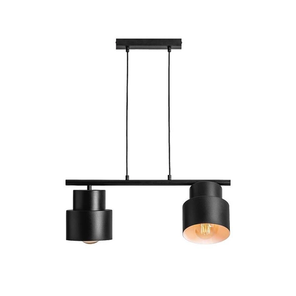 Aldex Lampa wisząca KADM I 2, 1028H1, czarna, 2x60W E27