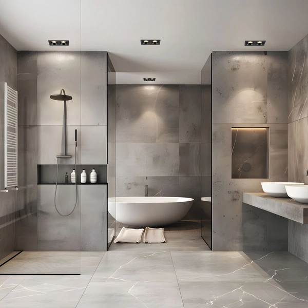 Oprawa wpuszczana podwójna czarna PRISMA DUO BLACK 2 XGU10 10579