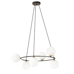 Lampa wisząca Emibig AZURA 6 BL OPAL 1295/6