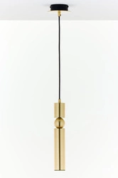 Nowoczesna Lampa wisząca ALAS wys. 120cm 1xG10 14W IP20 | Złoty