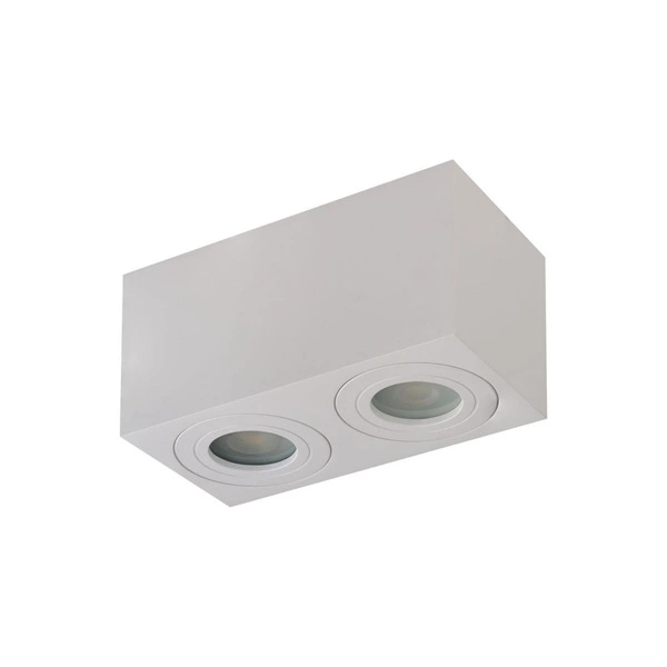Azzardo BRANT 2 SQUARE IP44 WHITE 2823
