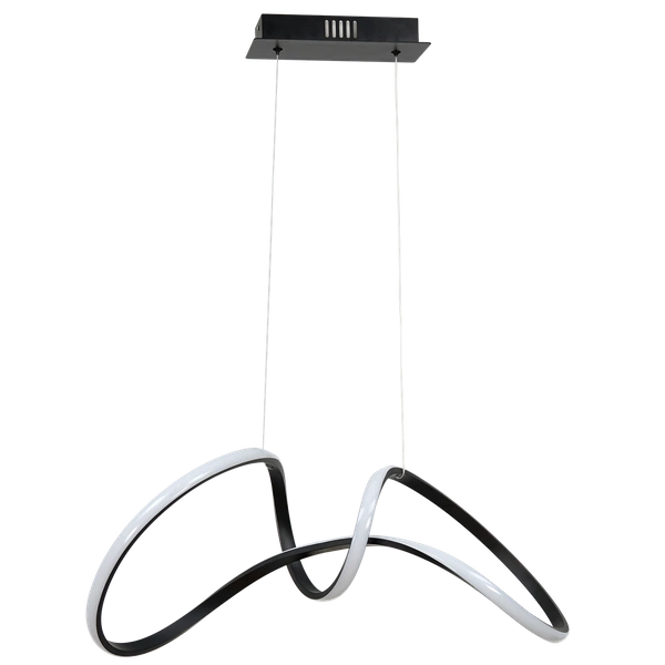 Lampa wisząca TESORO, ML7951, czarna, 48W LED, barwa neutralna 4000K