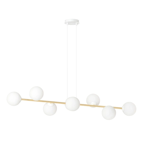 Lampa wisząca Emibig GRAVITY 8  WH GOLD 1242/8
