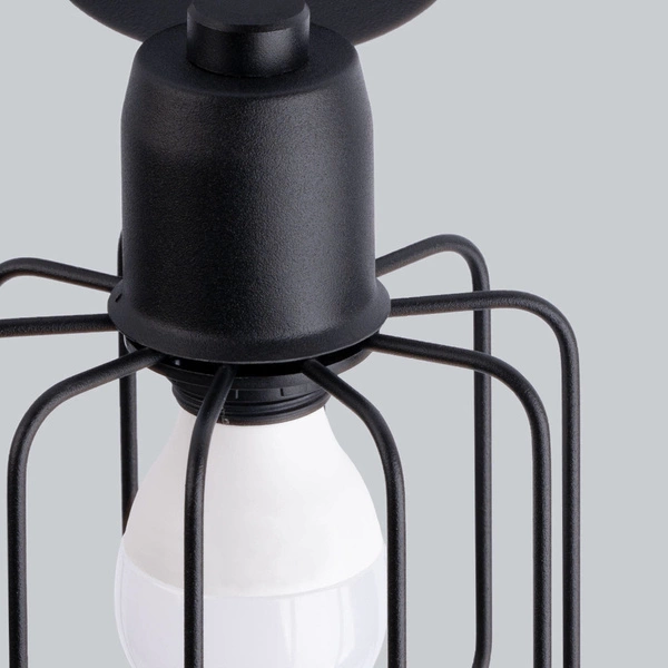 Lampa sufitowa BELUCI 2, czarny/chrom, 2x40W E14, SL.1115