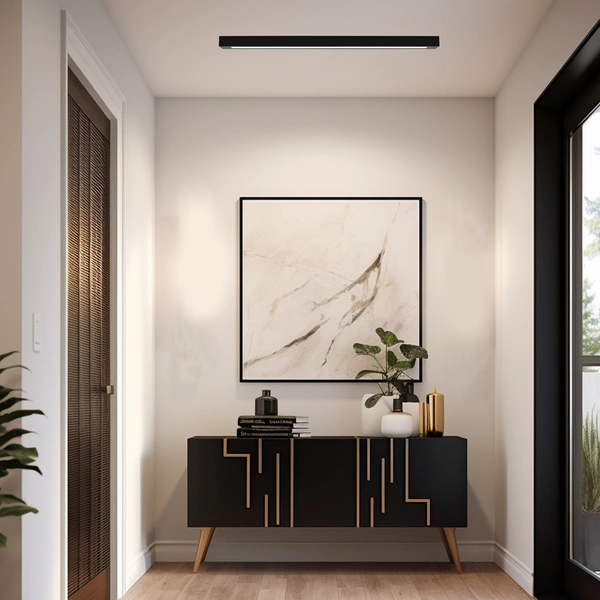 Lampa sufitowa LUNGO, MLP8910, czarna, 1xT8 18W LED