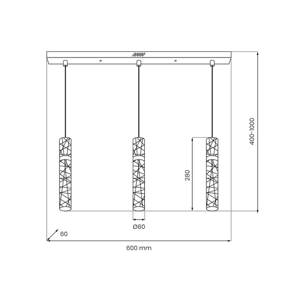 Lampa wisząca LAGOS 24W LED